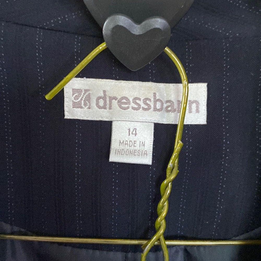Dress Barn Navy Blue Suit